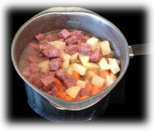 Corned beef stew - ready to cook